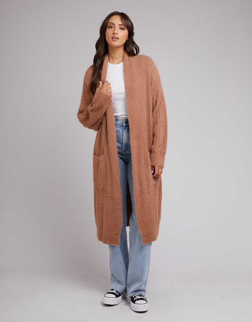 Missy Longline Cardi / Tan | All About Eve All About Eve