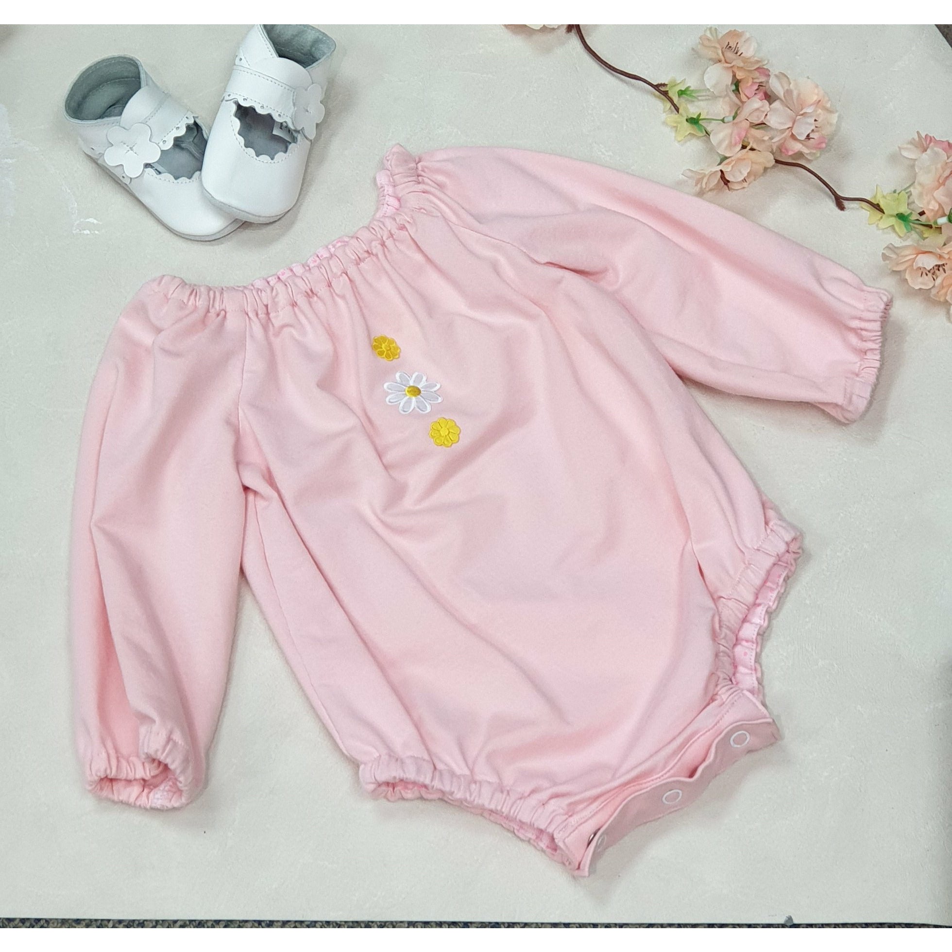 Petal Body suit - Pink Kode Kids