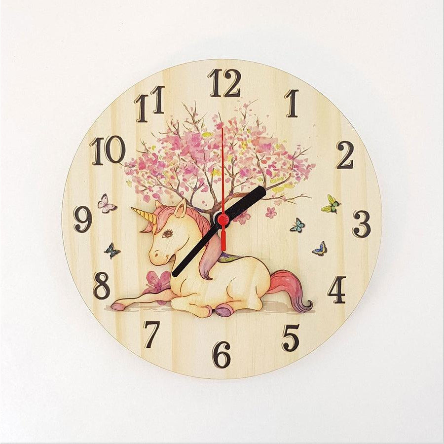 Unicorn Clock | Pine Crystal Ashley