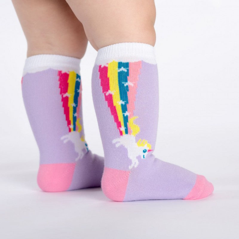 Toddler Knee Socks - Unicorn Rainbow Blast / Size 1-2 Not specified