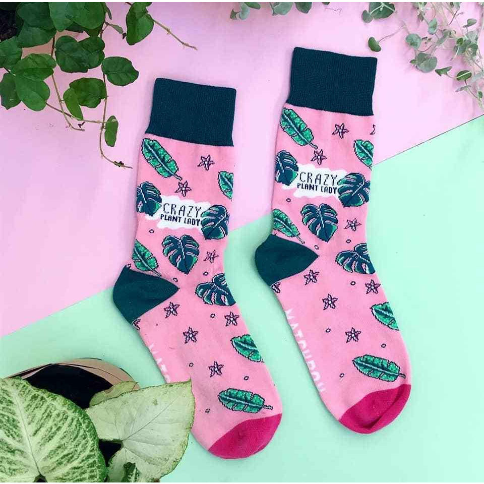 Crazy Plant Lady Socks Not specified