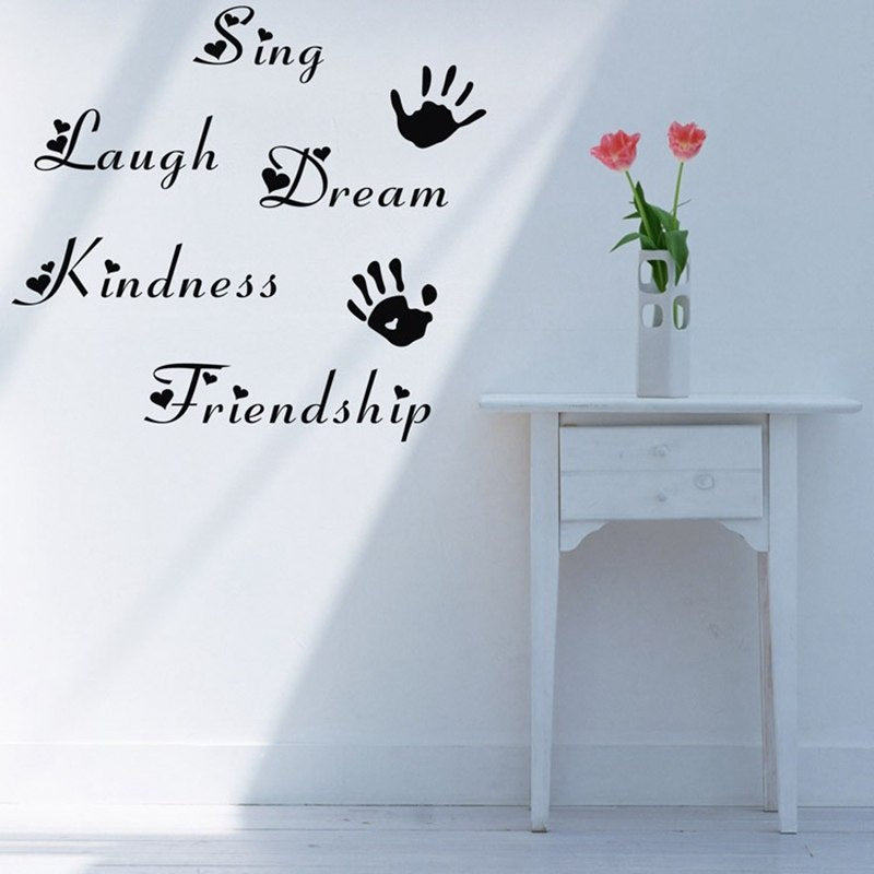 Sing, Laugh, Dream.... Wall Decal Not specified