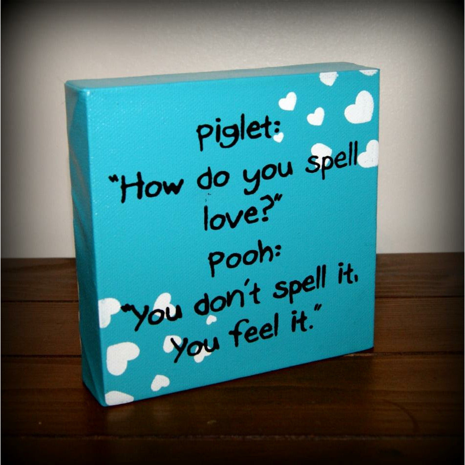 Piglet - how do you spell love Nufin Fitz