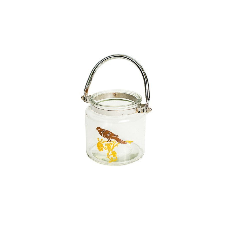 T-LIGHT BIRD GLASS SM Not specified