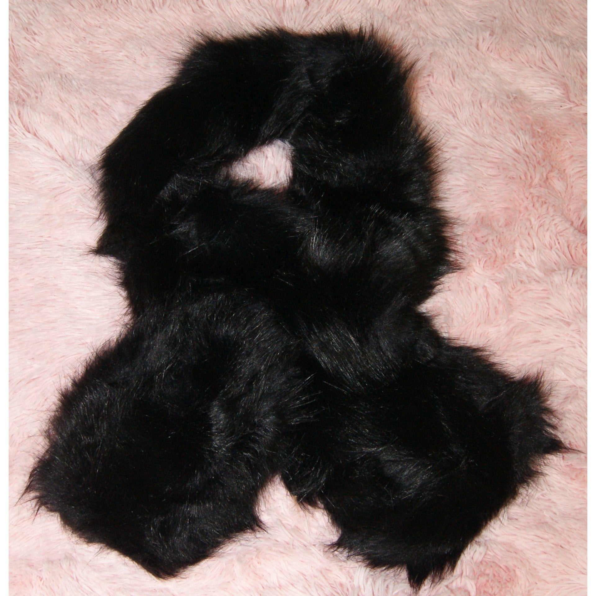 Stole Faux Fur Brown Not specified