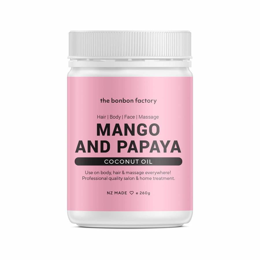 Mango and Papaya | Coconut Oil The Bonbon Factory