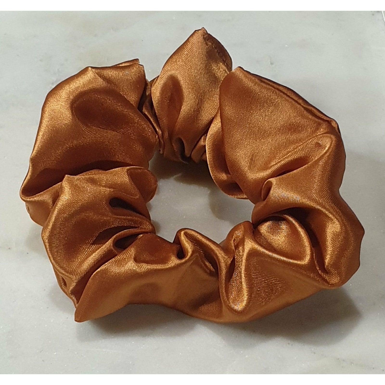 Scrunchie - Copper Satin Kode Boutique