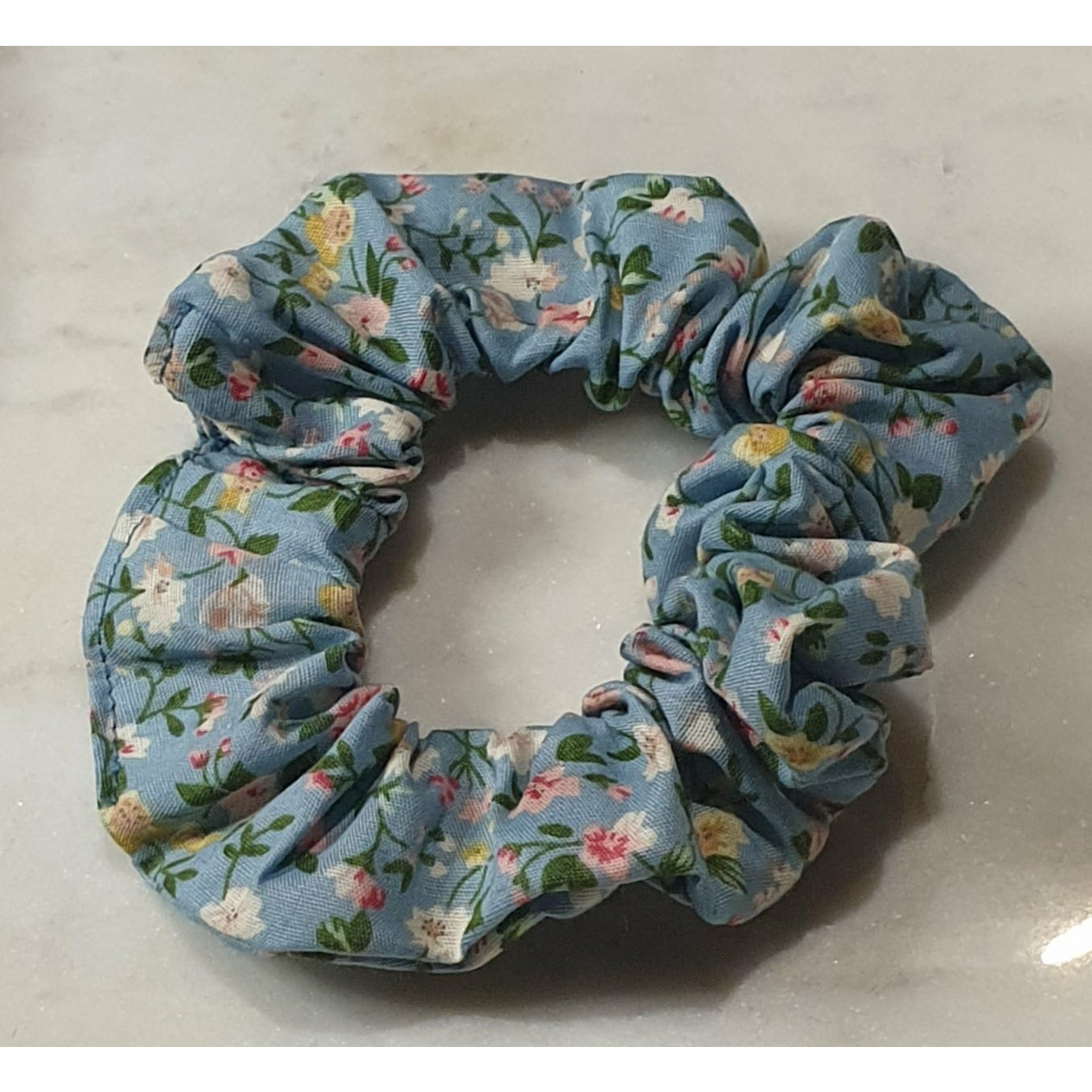 Scrunchie - Light Blue Floral Kode Boutique