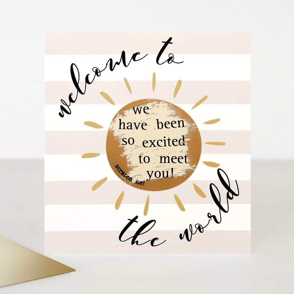 Card - Welcome To The World Caroline Gardner