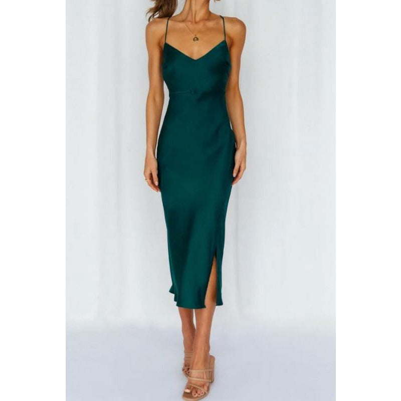 Maeve Dress | Forest Green Not specified