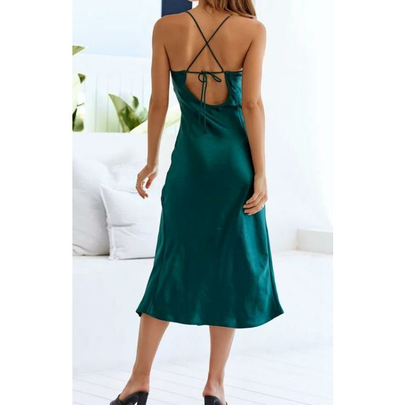 Maeve Dress | Forest Green Not specified