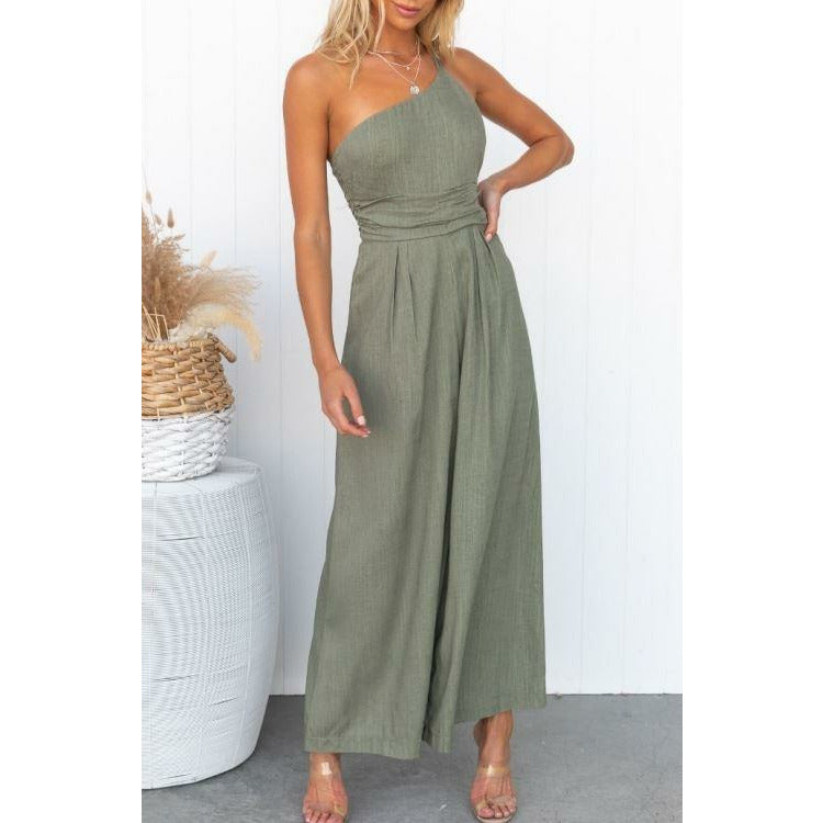 Connie Jumpsuit | Olive Not specified