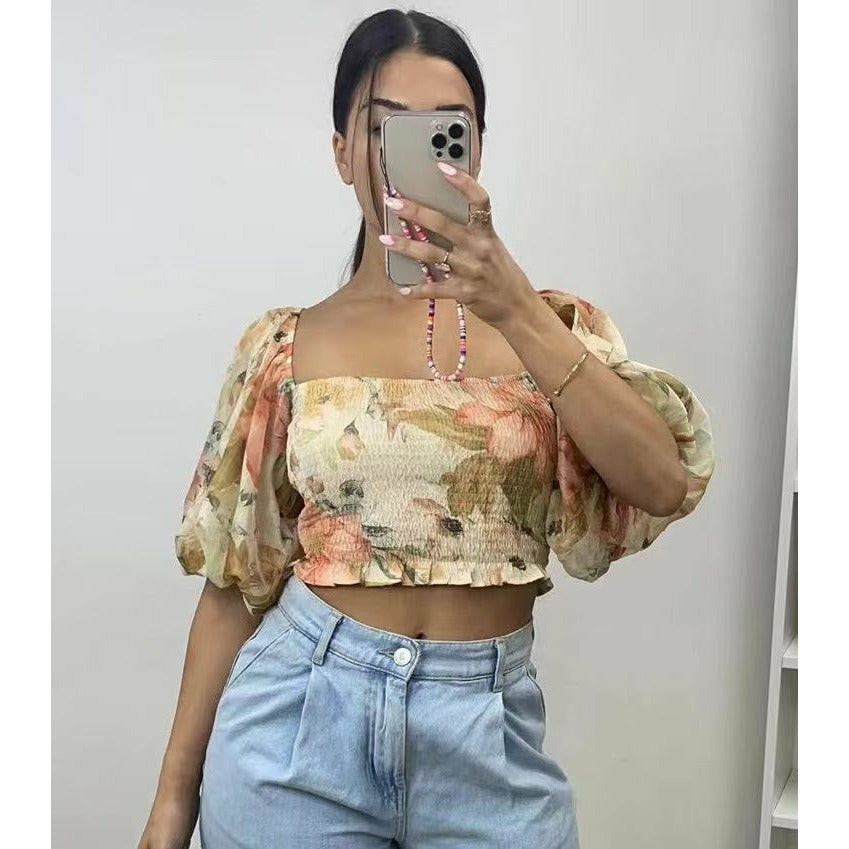 Autumn Breeze Top | Floral Not specified
