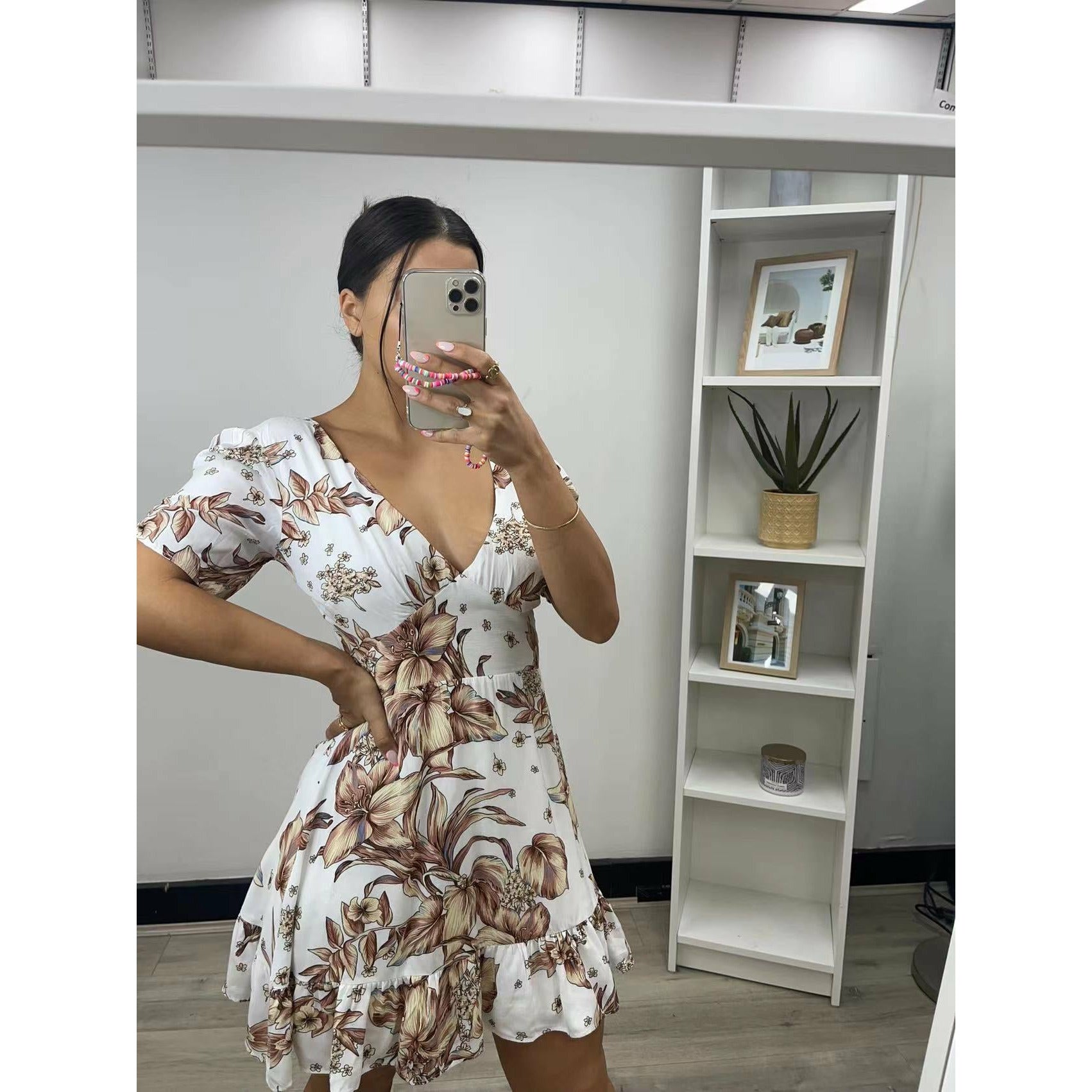 Rori Dress - White Floral Not specified