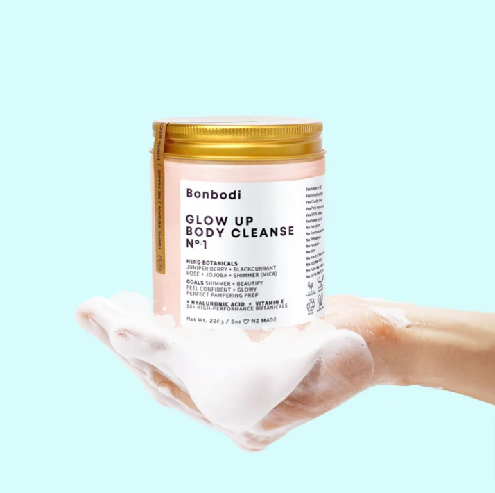 Glowup Body Cleanse - The Perfect Prep + a Hint of Sparkle Bonbodi