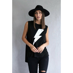High Voltage Tank | Black | Love Lily The Label Love Lily The Label