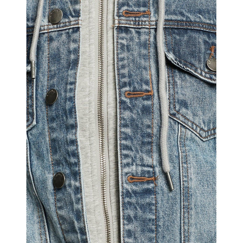 Layered Denim Jacket - Grey | All About Eve All About Eve