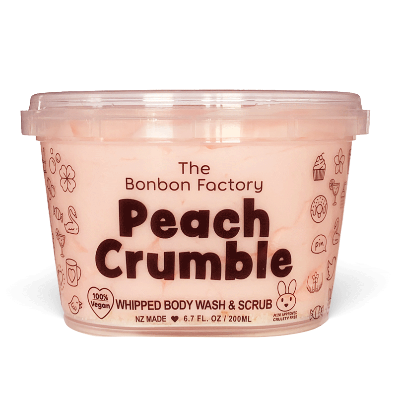 Body Wash - Peach Crumble The Bonbon Factory