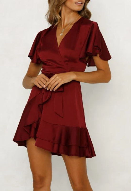 Midnight Escape Dress - Wine Not specified