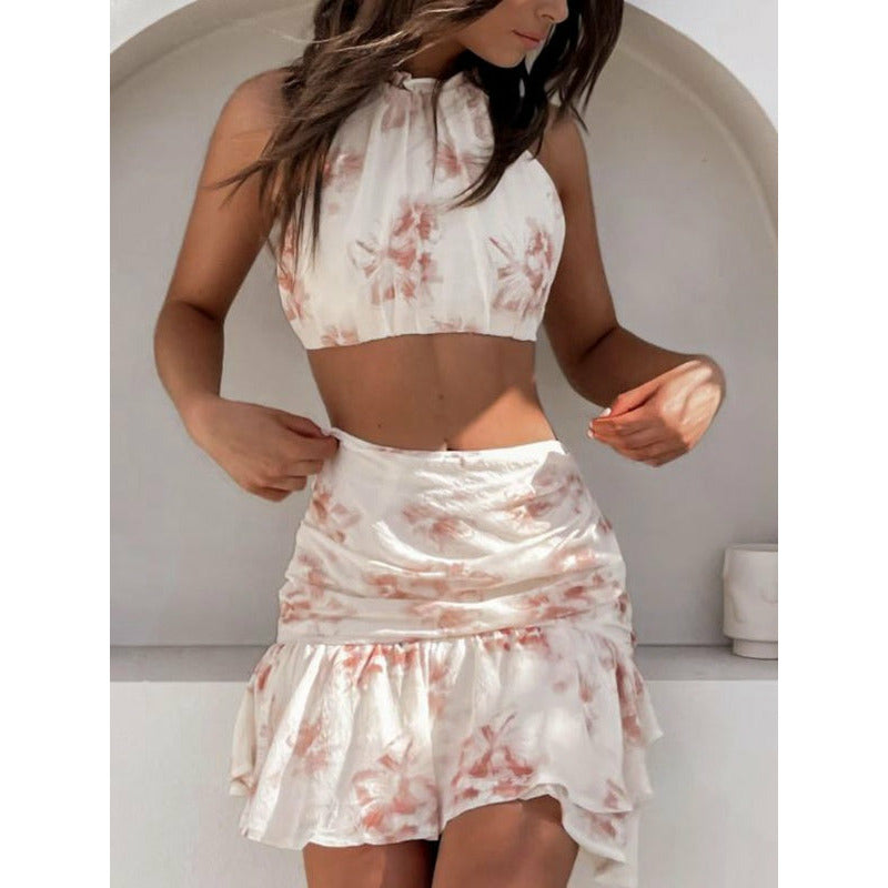 Lil Romeo 2 Piece Set | Cream Floral Not specified