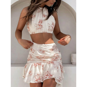 Lil Romeo 2 Piece Set | Cream Floral Not specified