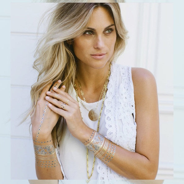 Lulu DK Metallic Tattoos - Indigo Lulu DK