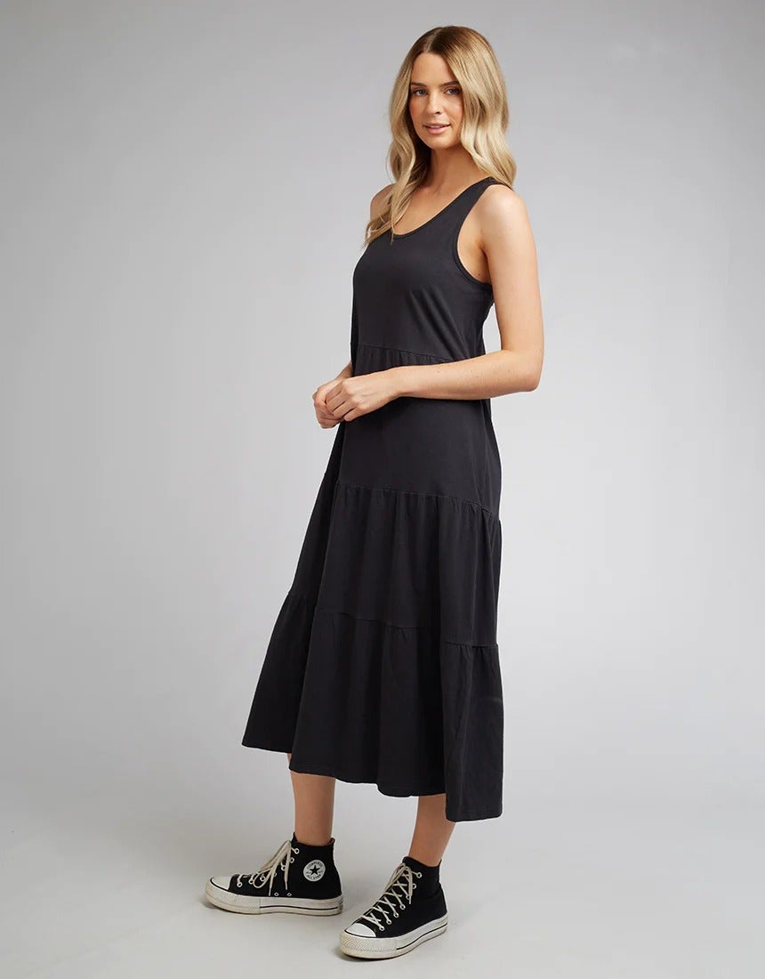 Linen Midi Dress - Black | All About Eve All About Eve