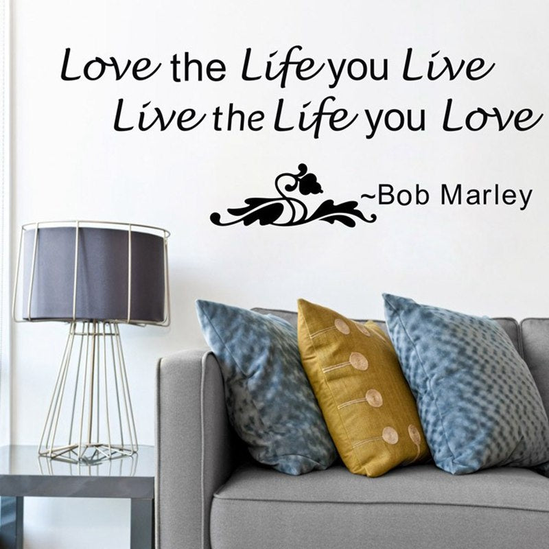 Bob Marley Quote Wall Decal Not specified
