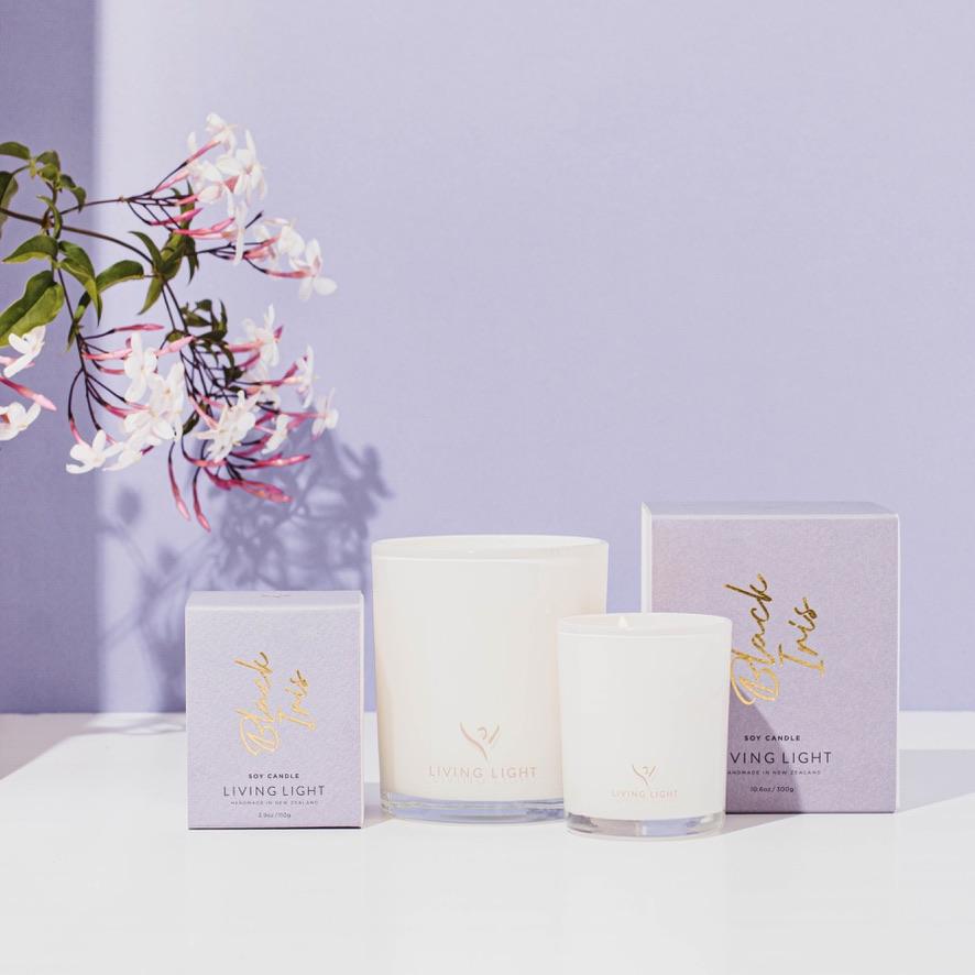 Soy Candle - Mini | Black Iris Living light Candles