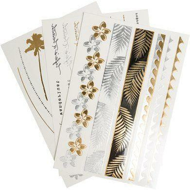 FLASH TATTOOS - Goldfish Kiss Flash Tattoos