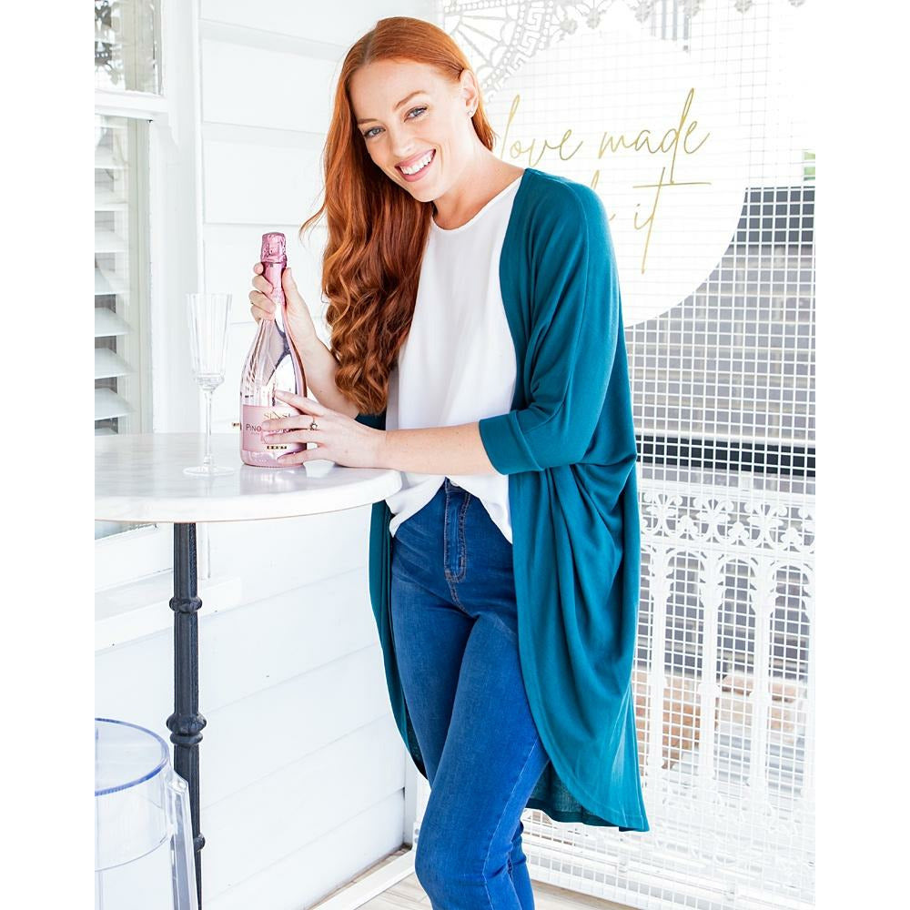 Georgia Festival Shrug - Teal Kode Boutique