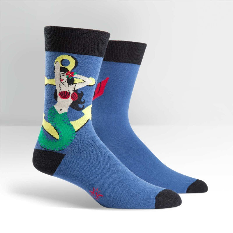 Mens Crew Socks - Hey Sailor Sock it to me