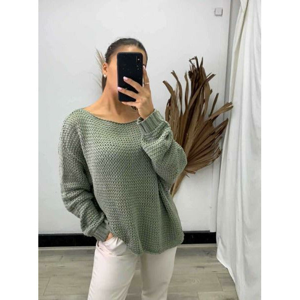 Miranda Knit - Sage Green Not specified