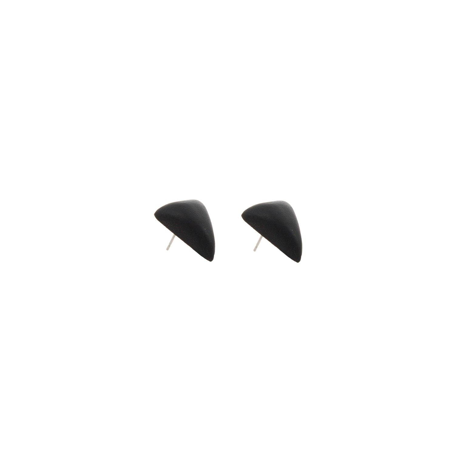 Timber Triangle Stud Earring Black Not specified