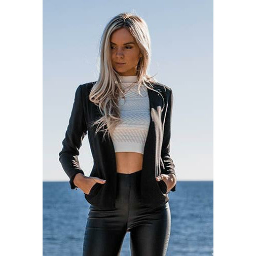 Casey Blazer Black Sundays the Label