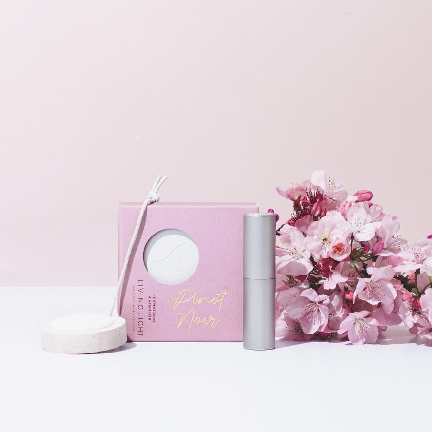 Pinot Noir Aromastone Set Living light Candles