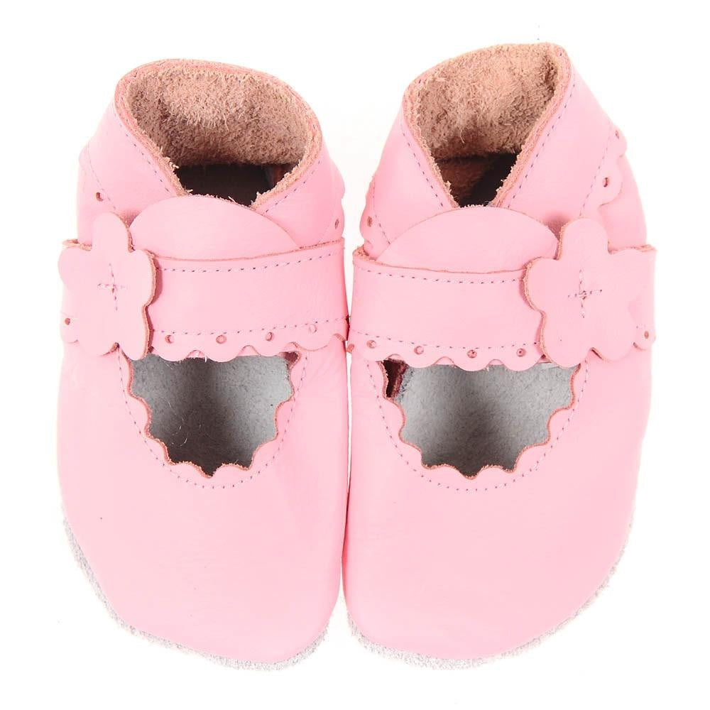 Mary Jane Pitter Patter Booties - Pale Pink Not specified