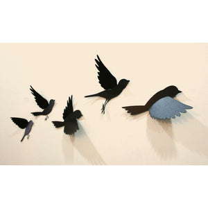 Sparrows in flight (5) | Wall Art Crystal Ashley