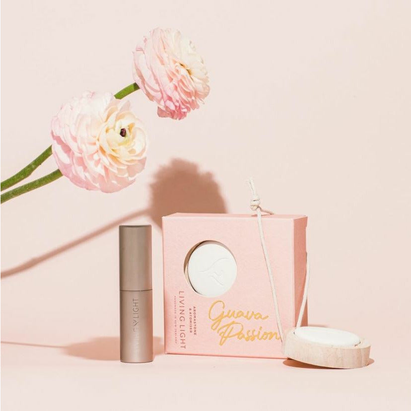 Guava Passion Aromastone Set Living light Candles