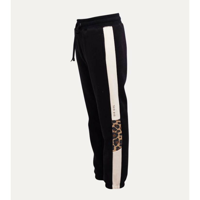 Huxley Leopard Panel Pants - Black | Eve Girl | Youth Eve Girl