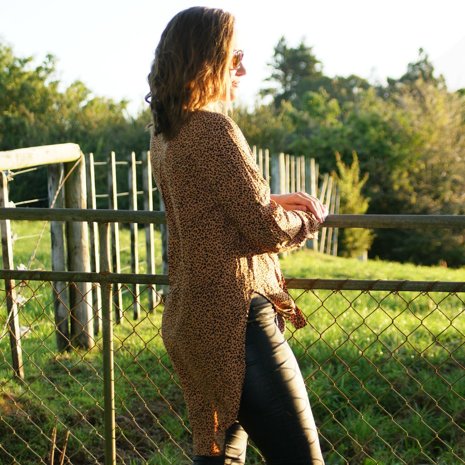 Maxi Shirt - Leopard Not specified