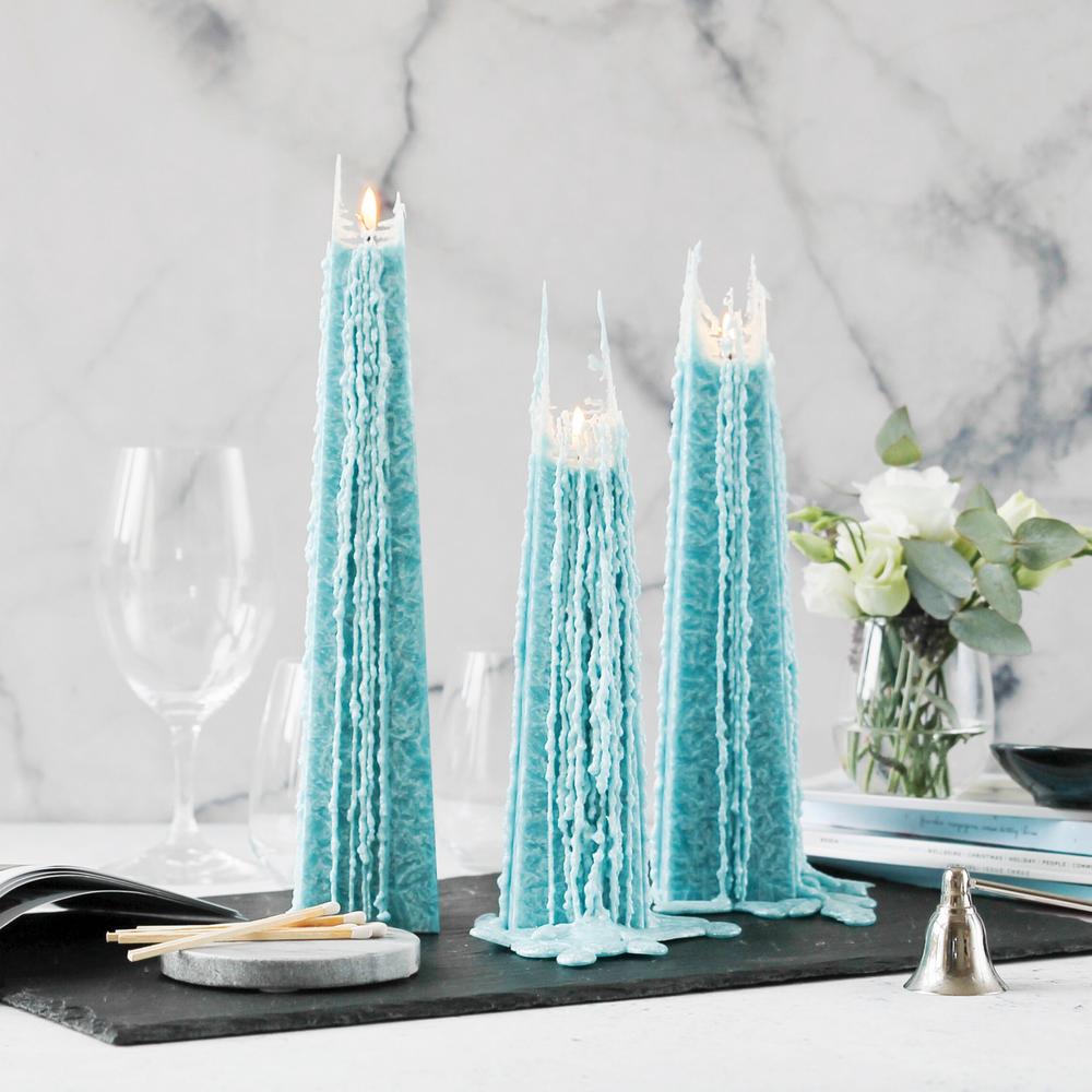 Granite Icicle Candle / Ocean Sage Living light Candles