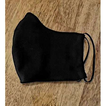 Face Masks - PLAIN COLOURS Black Kode Kids