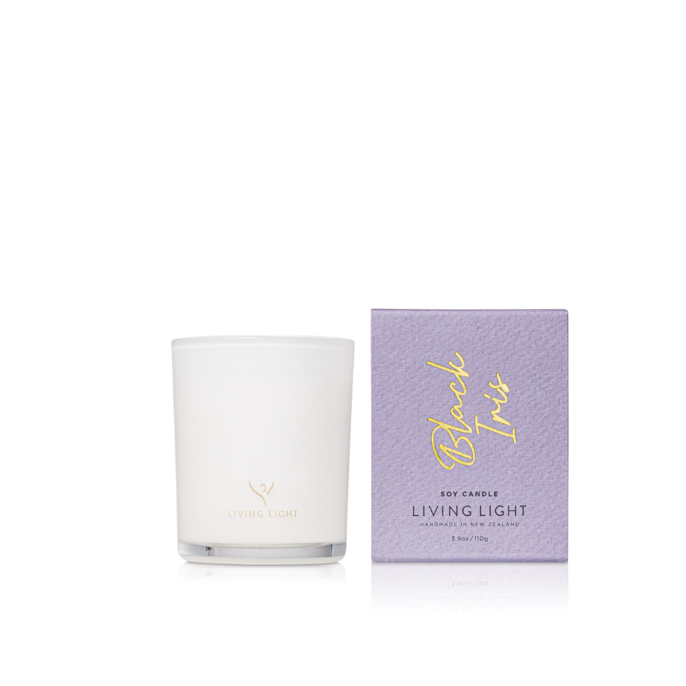 Soy Candle - Mini | Black Iris Living light Candles