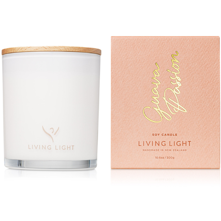 Soy Candle - Large | Guava Passion Living light Candles