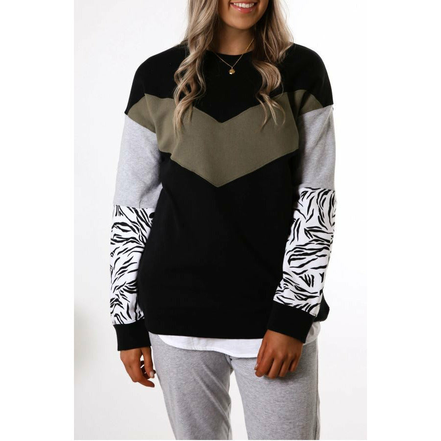 Zebra Shift Crew - Multicoloured | All About Eve All About Eve